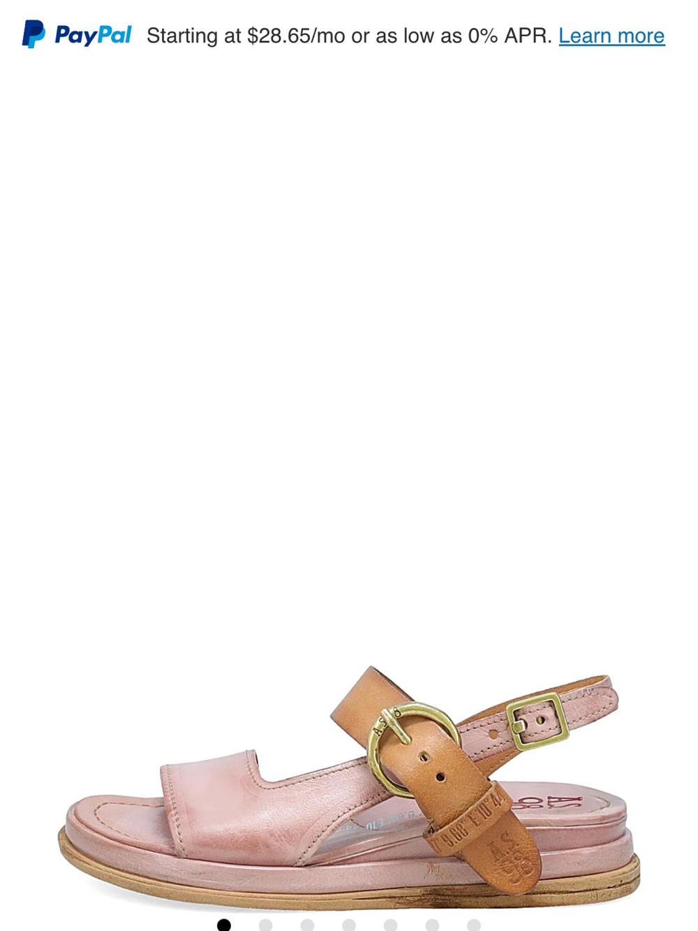 A.S. 98 Seger quarter strap Sandal